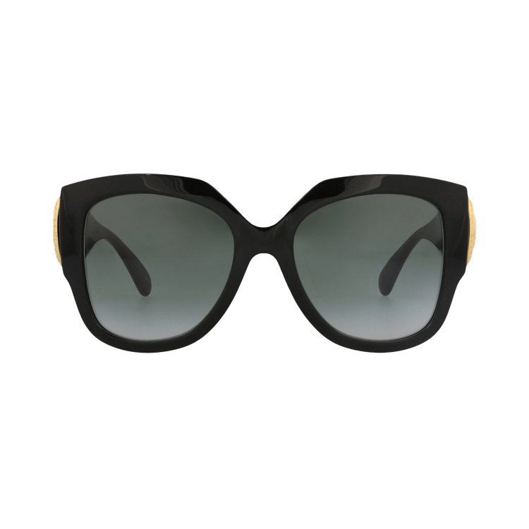 Gucci Square-Frame Recycled Acetate Sunglasses — Black