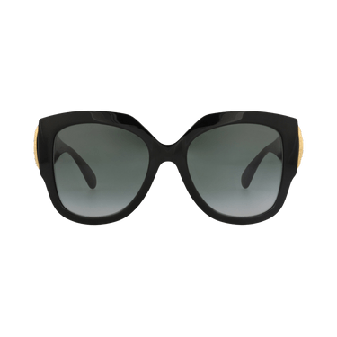 Gucci Square-Frame Recycled Acetate Sunglasses — Black