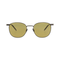 Saint Laurent Round-Frame Metal Sunglasses — Silver