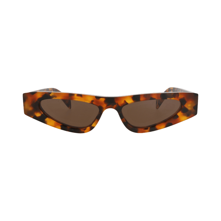 Gucci Cat Eye-Frame Recycled Acetate Sunglasses — Brown