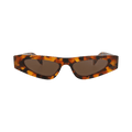 Gucci Cat Eye-Frame Recycled Acetate Sunglasses — Brown