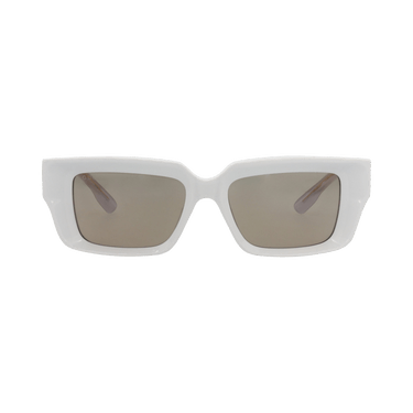 Gucci Square-Frame Recycled Acetate Sunglasses — Grey