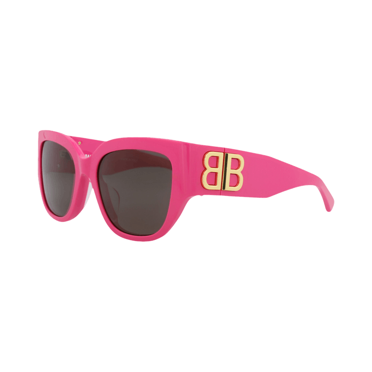Balenciaga Square-Frame Recycled Acetate Sunglasses — Pink