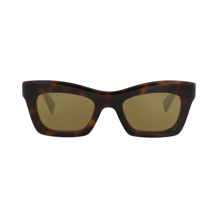 Gucci Cat Eye-Frame Recycled Acetate Sunglasses — Brown