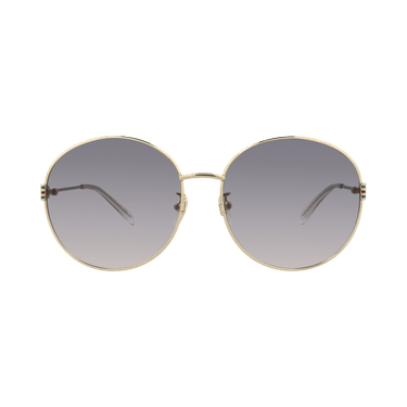 Gucci Round-Frame Metal Sunglasses — Gold
