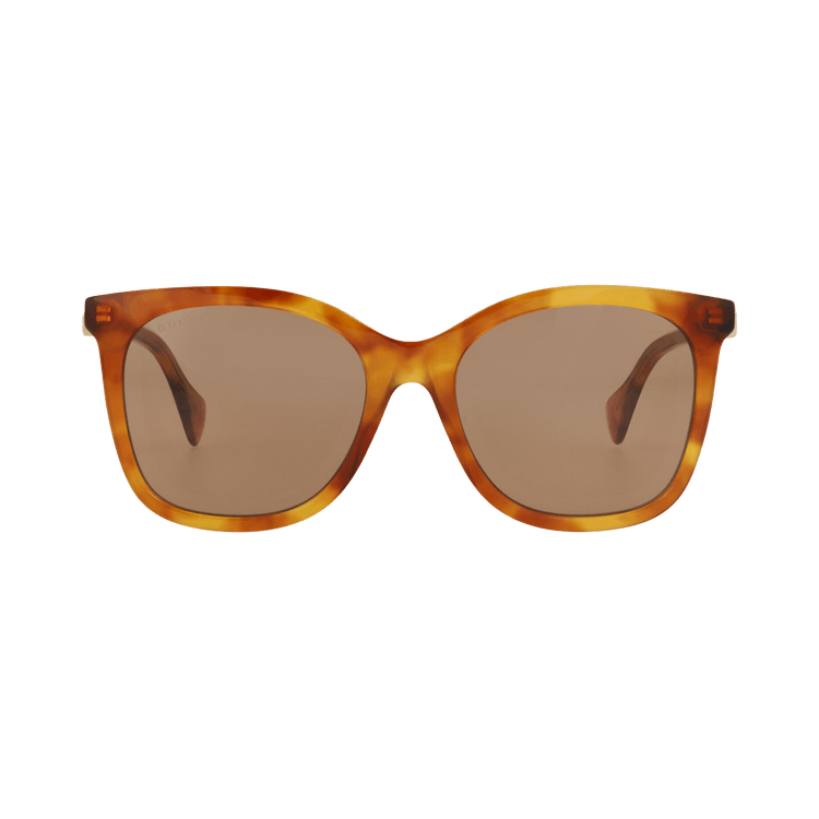 Gucci Cat Eye-Frame Acetate Sunglasses — Brown