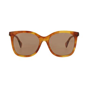 Gucci Cat Eye-Frame Acetate Sunglasses — Brown