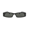 Gucci Square-Frame Recycled Acetate Sunglasses — Black