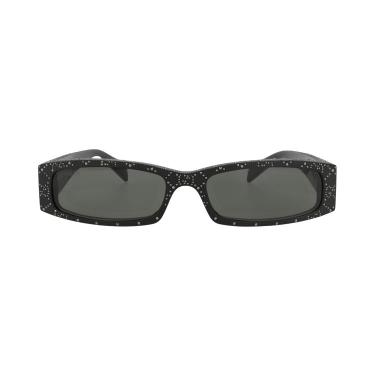 Gucci Square-Frame Recycled Acetate Sunglasses — Black