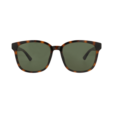 Gucci Square-Frame Injection Sunglasses — Brown