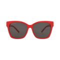 Balenciaga Cat Eye-Frame Recycled Acetate Sunglasses — Red