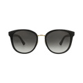 Gucci Round-Frame Sunglasses — Black