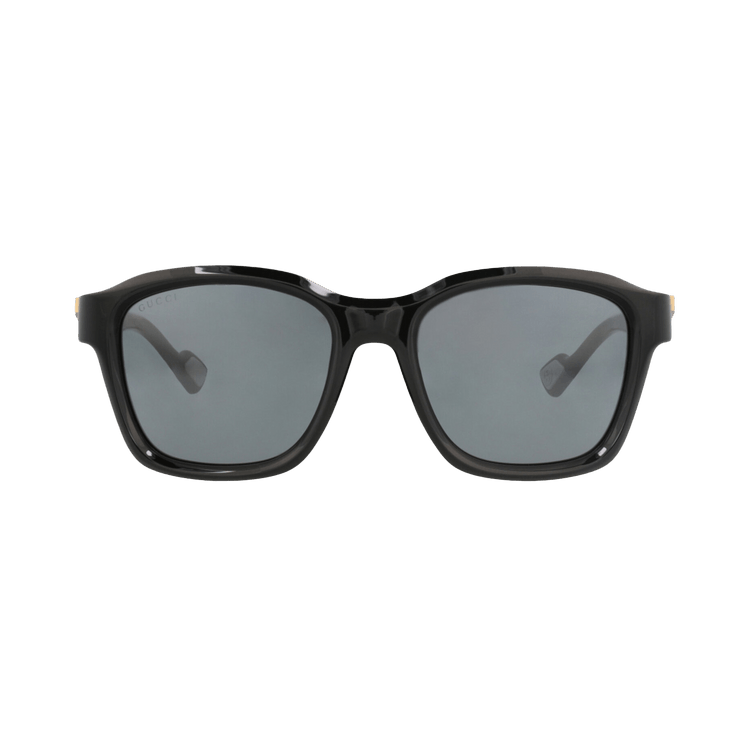 Gucci Square-Frame Injection Sunglasses — Black