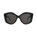 Balenciaga Cat Eye-Frame Acetate Sunglasses — Black