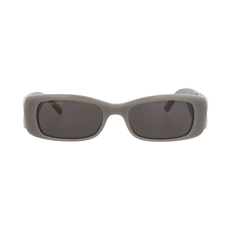 Balenciaga Square-Frame Recycled Acetate Sunglasses — Grey