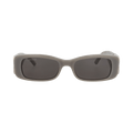 Balenciaga Square-Frame Recycled Acetate Sunglasses — Grey