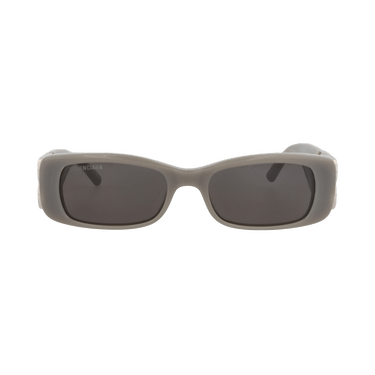 Balenciaga Square-Frame Recycled Acetate Sunglasses — Grey
