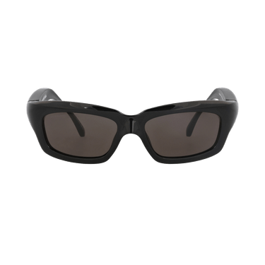 Balenciaga Square-Frame Bio-Injection Sunglasses — Black
