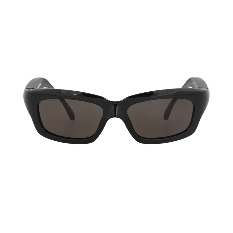 Balenciaga Square-Frame Bio-Injection Sunglasses — Black