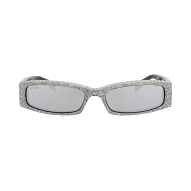 Gucci Square-Frame Recycled Acetate Sunglasses — Black