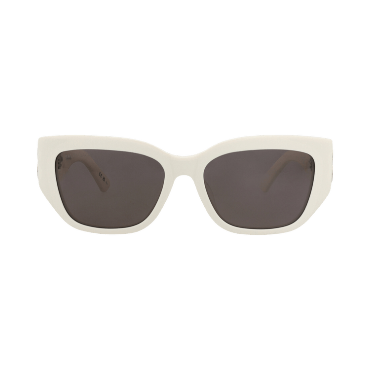 Balenciaga Cat Eye-Frame Recycled Acetate Sunglasses — White