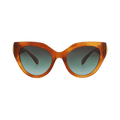Gucci Cat Eye-Frame Recycled Acetate Sunglasses — Brown