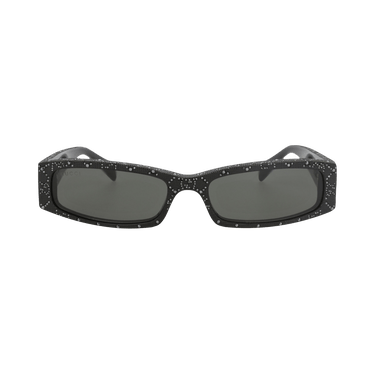 Gucci Square-Frame Recycled Acetate Sunglasses — Black