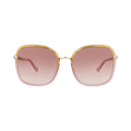 Chloé Square-Frame Injection Sunglasses — Yellow