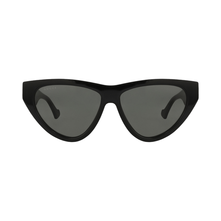 Gucci Cat Eye-Frame Recycled Acetate Sunglasses — Black