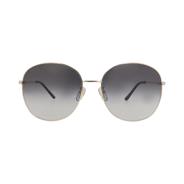 Gucci Round-Frame Metal Sunglasses — Gold