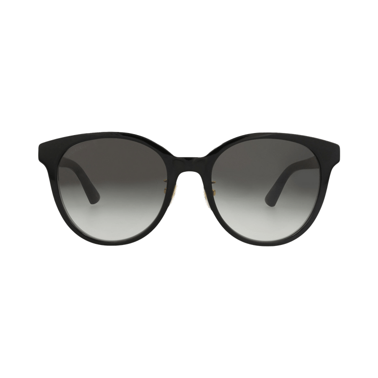 Gucci Round-Frame Acetate Sunglasses — Black