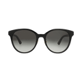 Gucci Round-Frame Acetate Sunglasses — Black