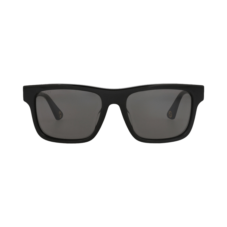 Gucci Square-Frame Recycled Acetate Sunglasses — Black