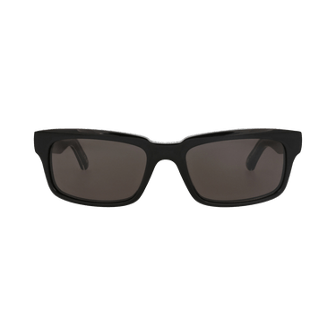 Balenciaga Square-Frame Recycled Acetate Sunglasses — Black