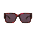 Gucci Square-Frame Recycled Acetate Sunglasses — Brown