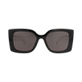 Gucci Square-Frame Injection Sunglasses — Black