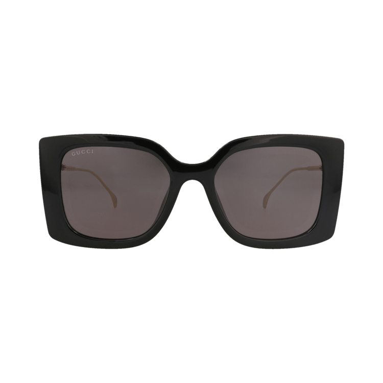 Gucci Square-Frame Injection Sunglasses — Black