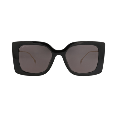 Gucci Square-Frame Injection Sunglasses — Black
