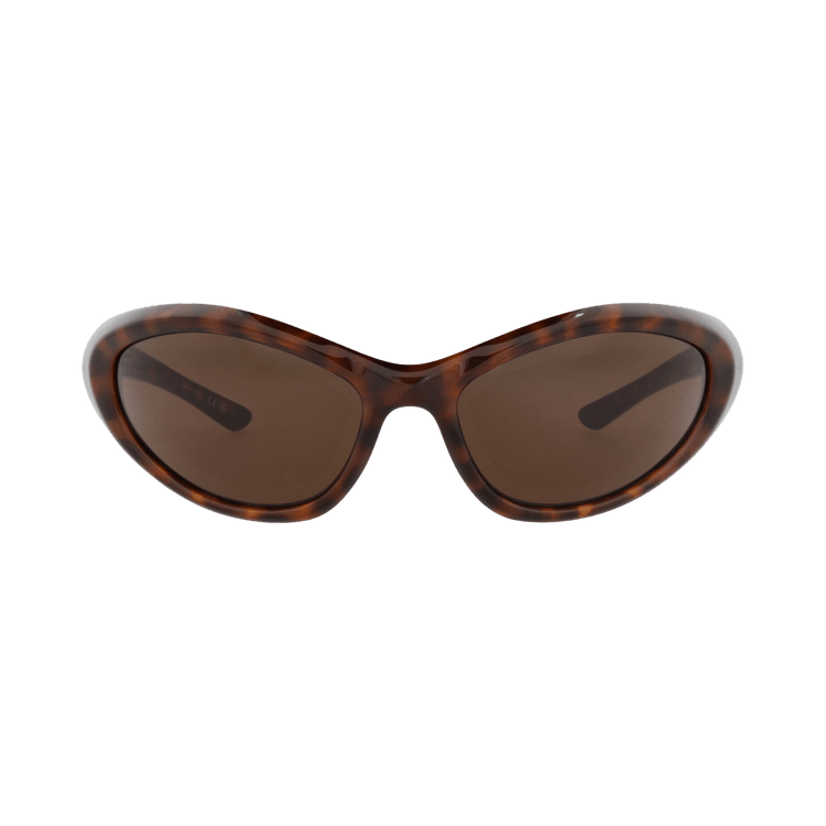 Balenciaga Shield-Frame Bio Injection Sunglasses — Brown