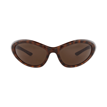 Balenciaga Shield-Frame Bio Injection Sunglasses — Brown