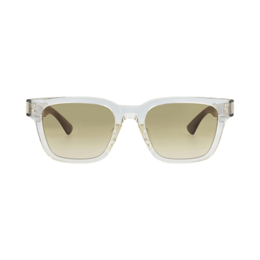 Saint Laurent Square-Frame Recycled Acetate Sunglasses — White