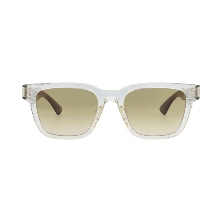 Saint Laurent Square-Frame Recycled Acetate Sunglasses — White