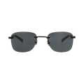 Saint Laurent Square-Frame Metal Sunglasses — Black
