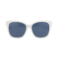 Balenciaga Cat Eye-Frame Acetate Sunglasses — White