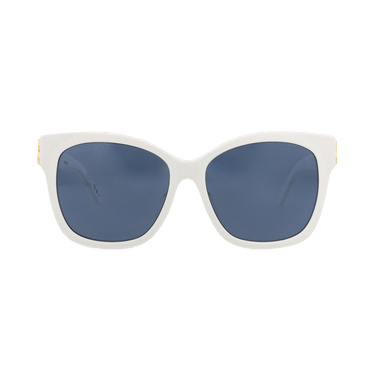 Balenciaga Cat Eye-Frame Acetate Sunglasses — White