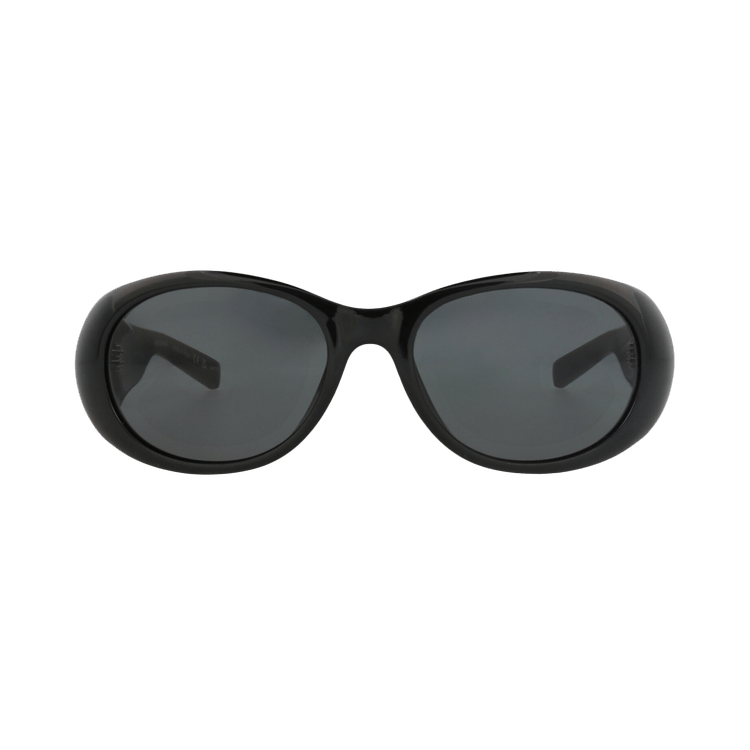 Saint Laurent Round-Frame Bio Injection Sunglasses — Black