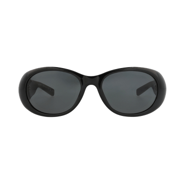 Saint Laurent Round-Frame Bio Injection Sunglasses — Black
