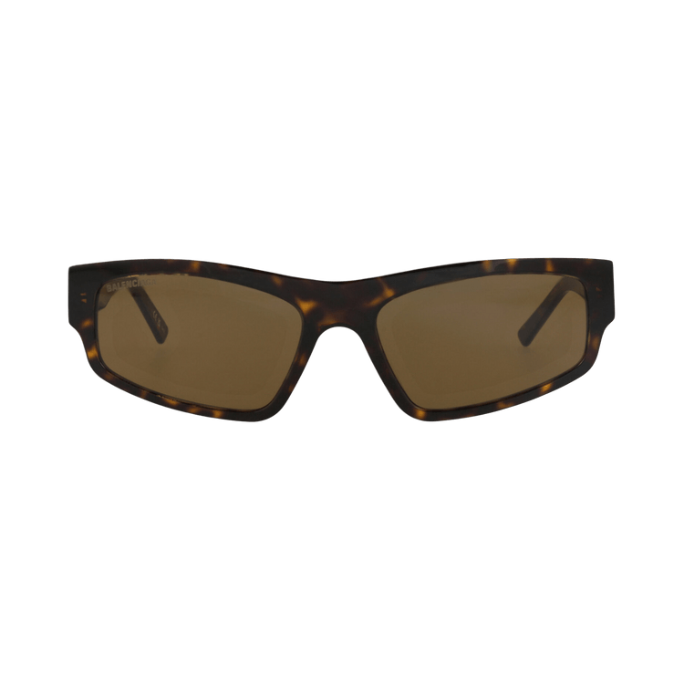 Balenciaga Square-Frame Recycled Acetate Sunglasses — Brown
