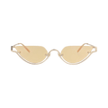 Gucci Cat Eye-Frame Metal Sunglasses — Gold