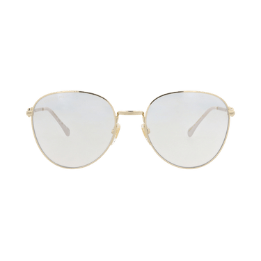 Gucci Round-Frame Metal Sunglasses — Gold
